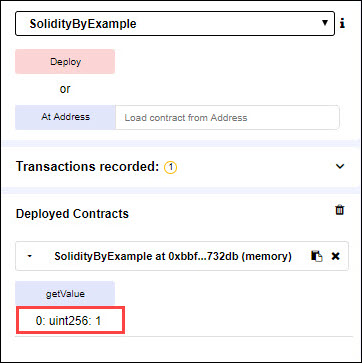 Remix Contract Result
